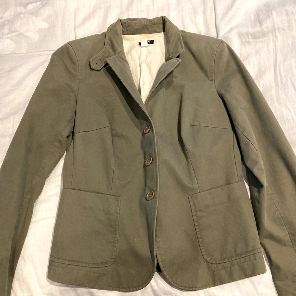 J. Crew woman’s green blazer